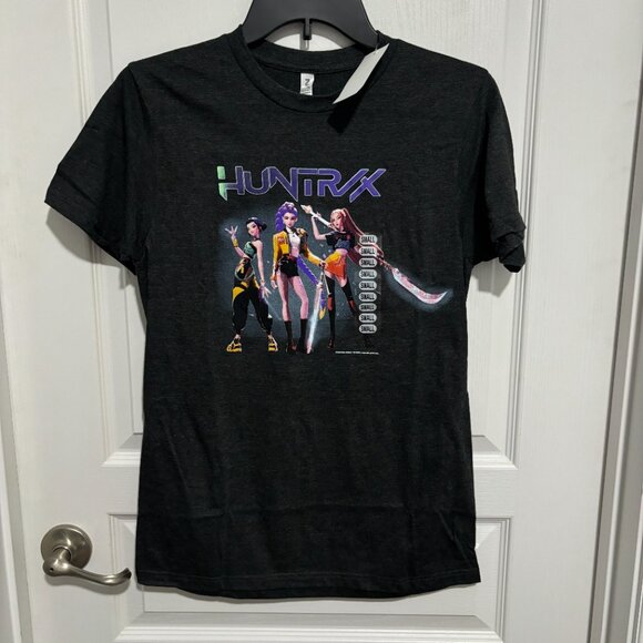 K-Pop Demon Hunters HUNTRX Squad Graphic Tee Shirt, Adult Unisex S M L XL NWT - Picture 3 of 8